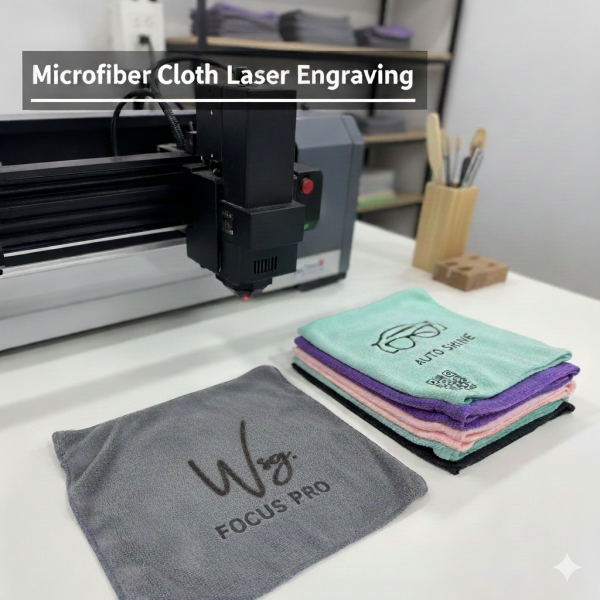 Microfiber Cloth Laser Engraving